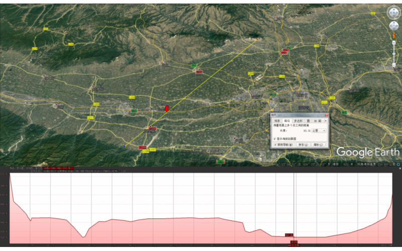 产品测试–HR系列mesh自组网电台100km空空视距测试